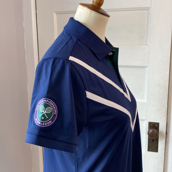 NWT Polo Ralph Lauren Wimbledon Chevron Performance Polo Dress, Size M - Picture 11 of 16